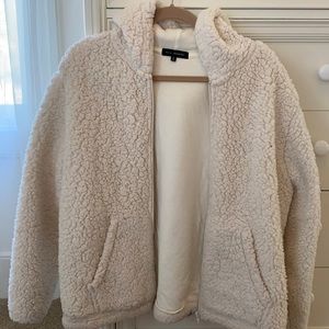 Pacsun oversized sherpa jacket